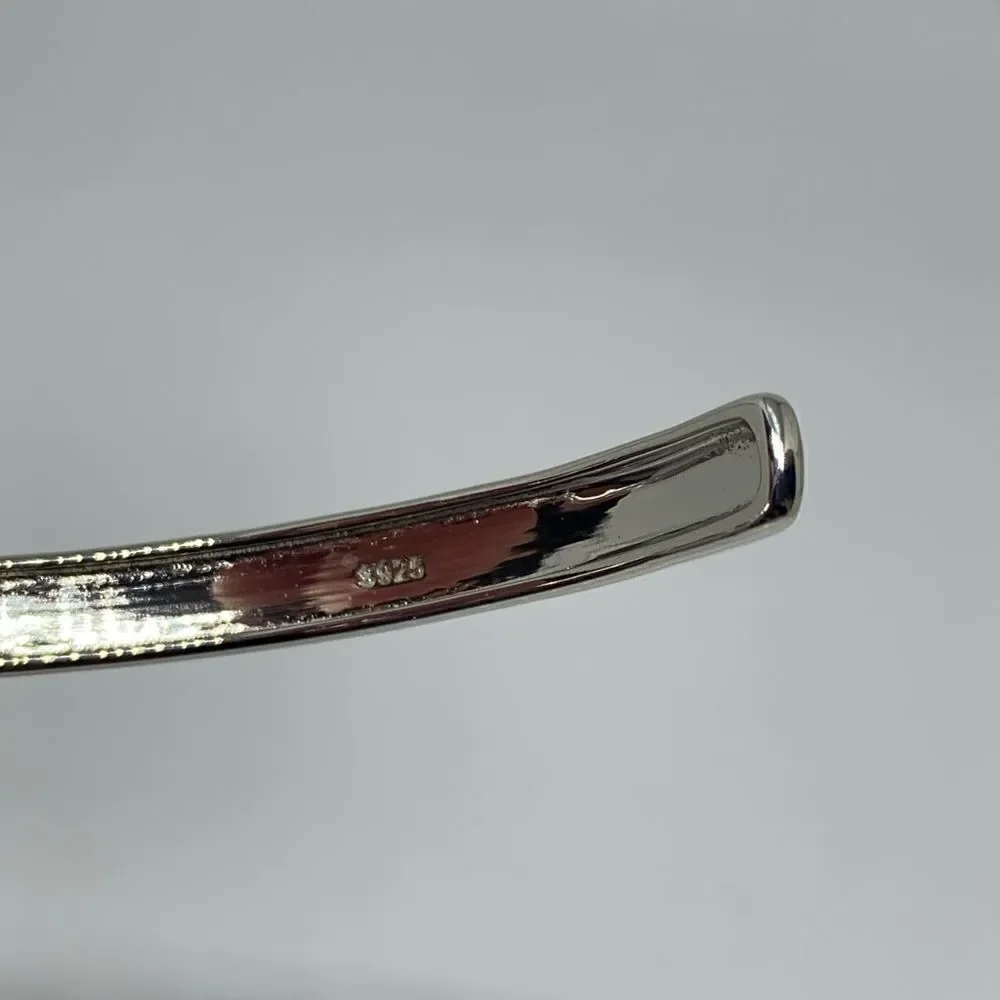 Two tone 925 Sterling Silver 